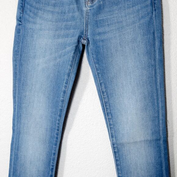 J Brand Women’s Maria Jeans Model Off Duty Quiet Luxury High Rise Raw Hem 23 - Picture 4 of 10